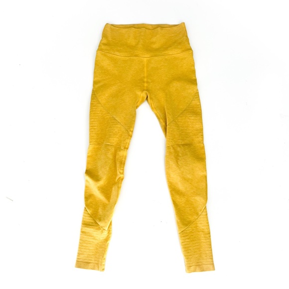 Alphalete Pants - Alphalete Revival Leggings Yellow